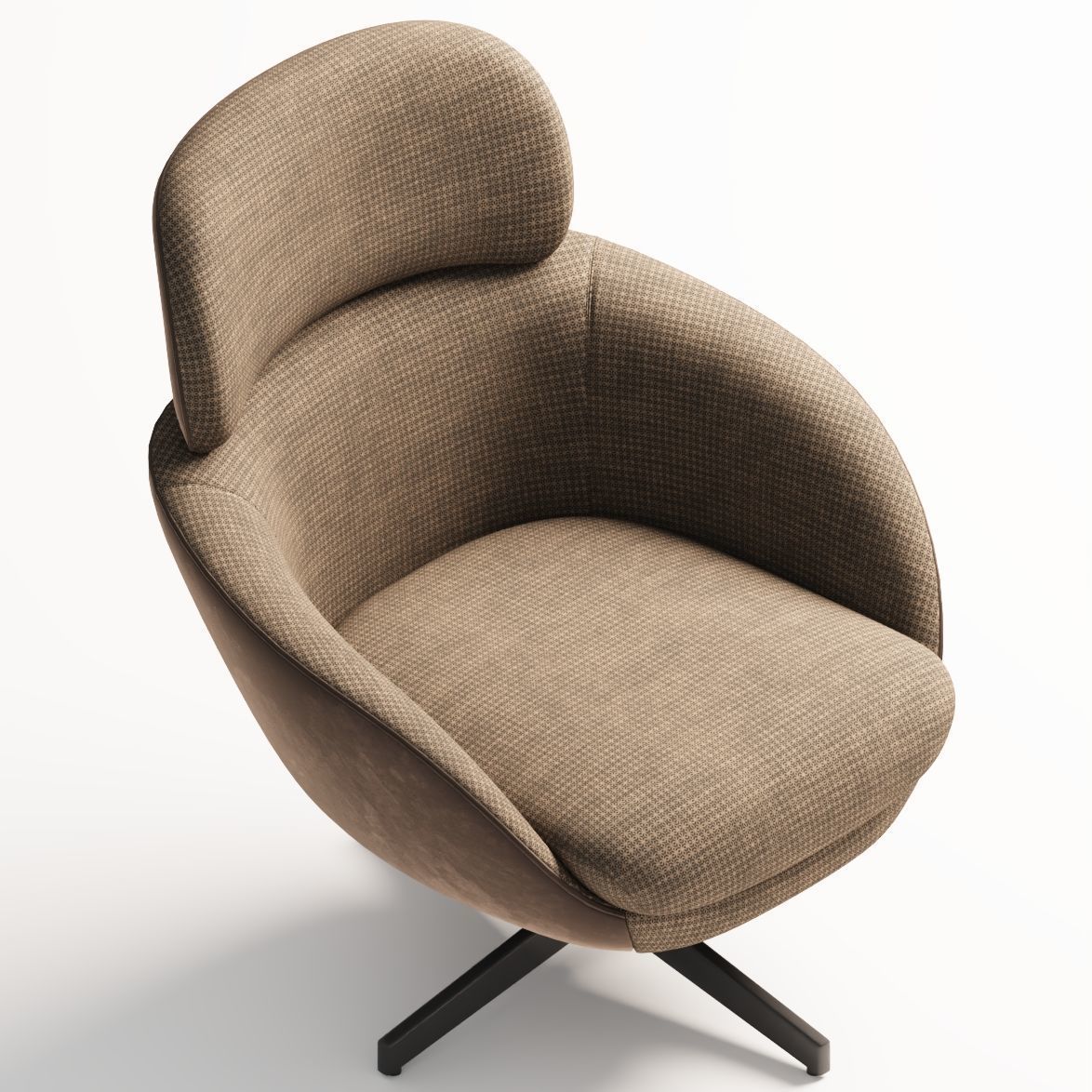 long chair 3D model_3