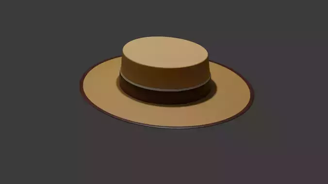 Stylized 3D Hat Model Game Ready Asset Low-poly 3D model Stylized 3D Hat Model Game Ready Asset Low-poly 3D model