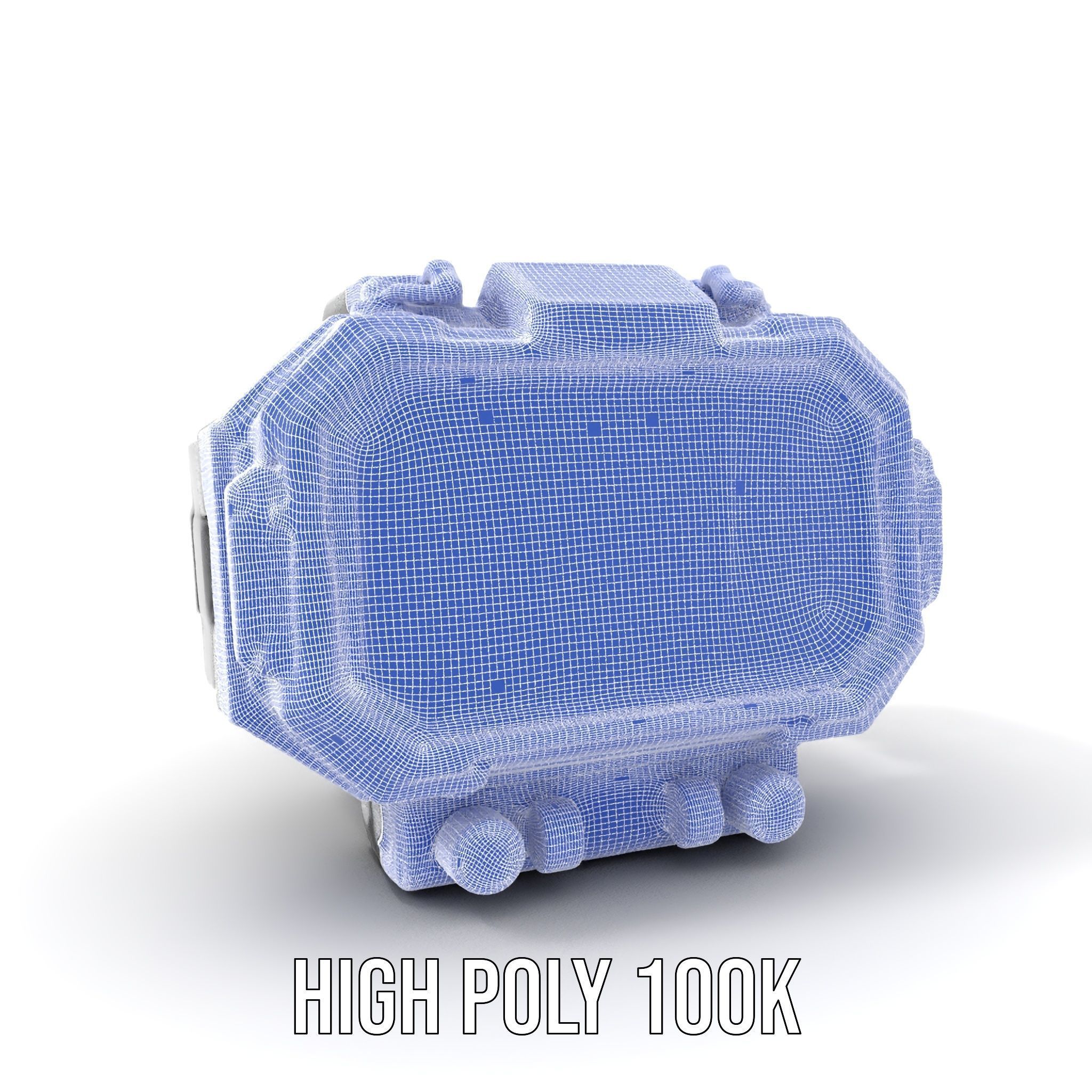 Futuristic Digital Watch Model Pack with HighDetail Display Low-poly 3D model_5