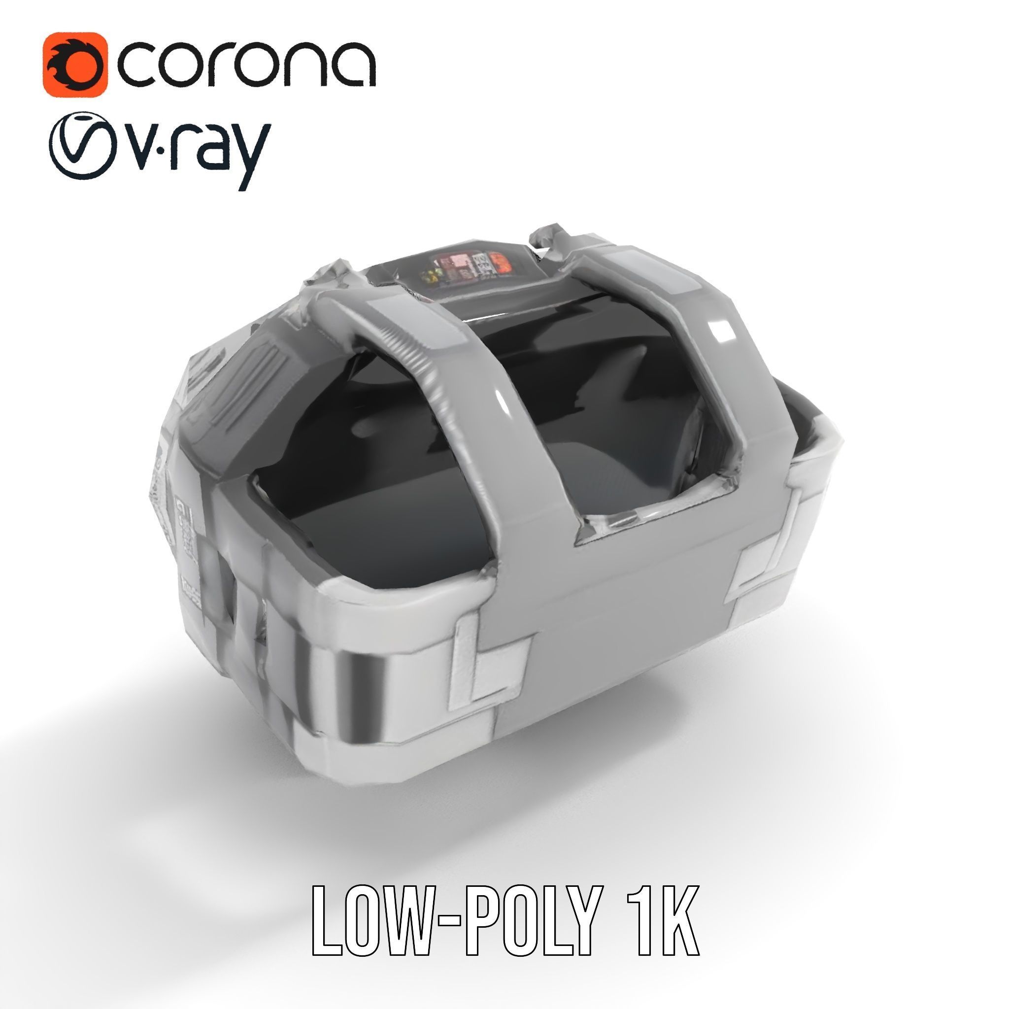 Futuristic Digital Watch Model Pack with HighDetail Display Low-poly 3D model_12