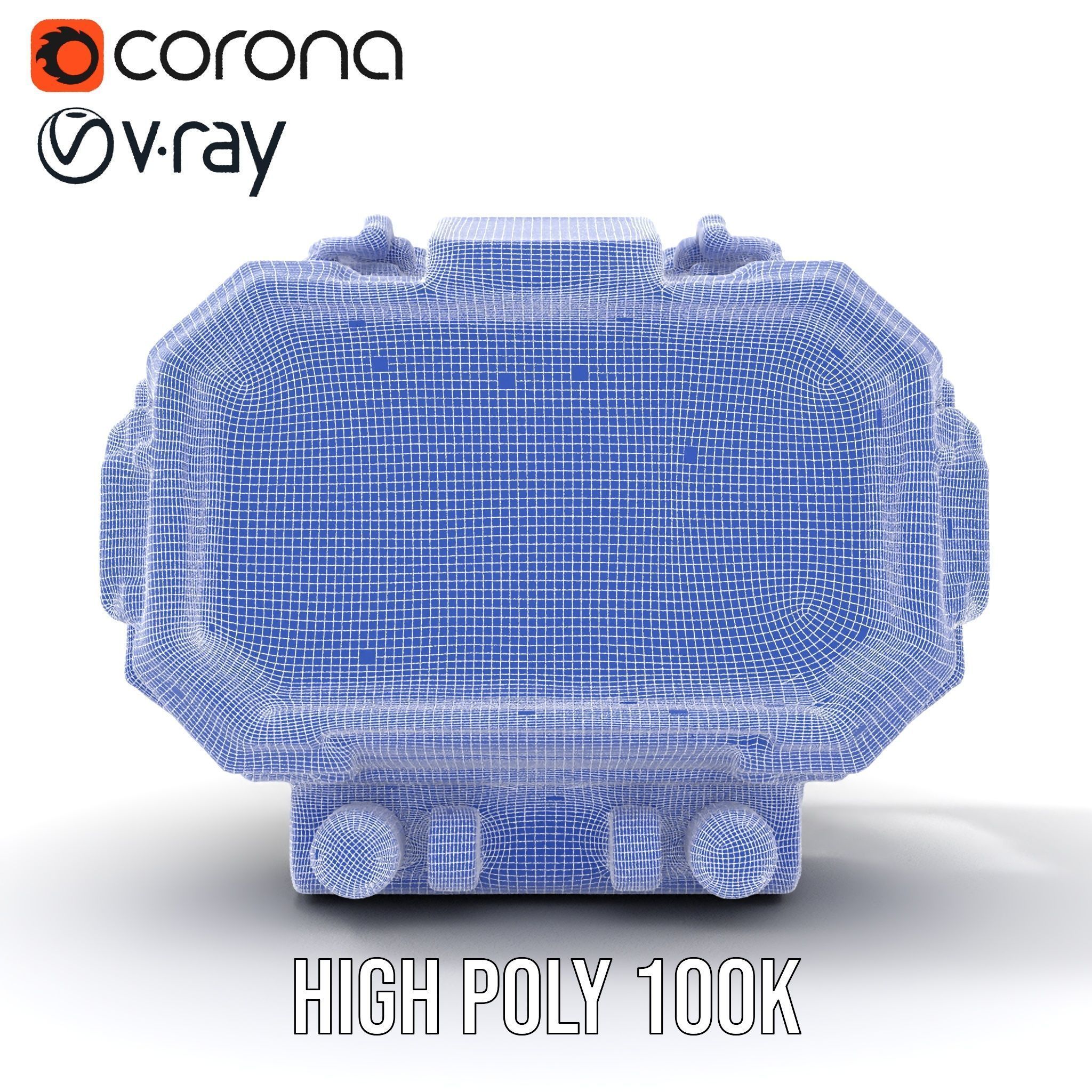 Futuristic Digital Watch Model Pack with HighDetail Display Low-poly 3D model_35