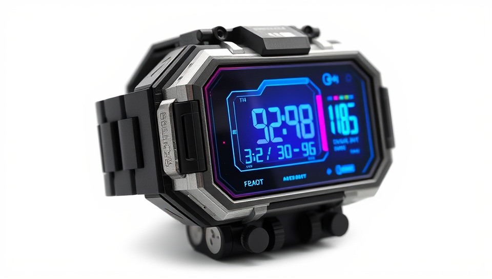 Futuristic Digital Watch Model Pack with HighDetail Display Low-poly 3D model_3
