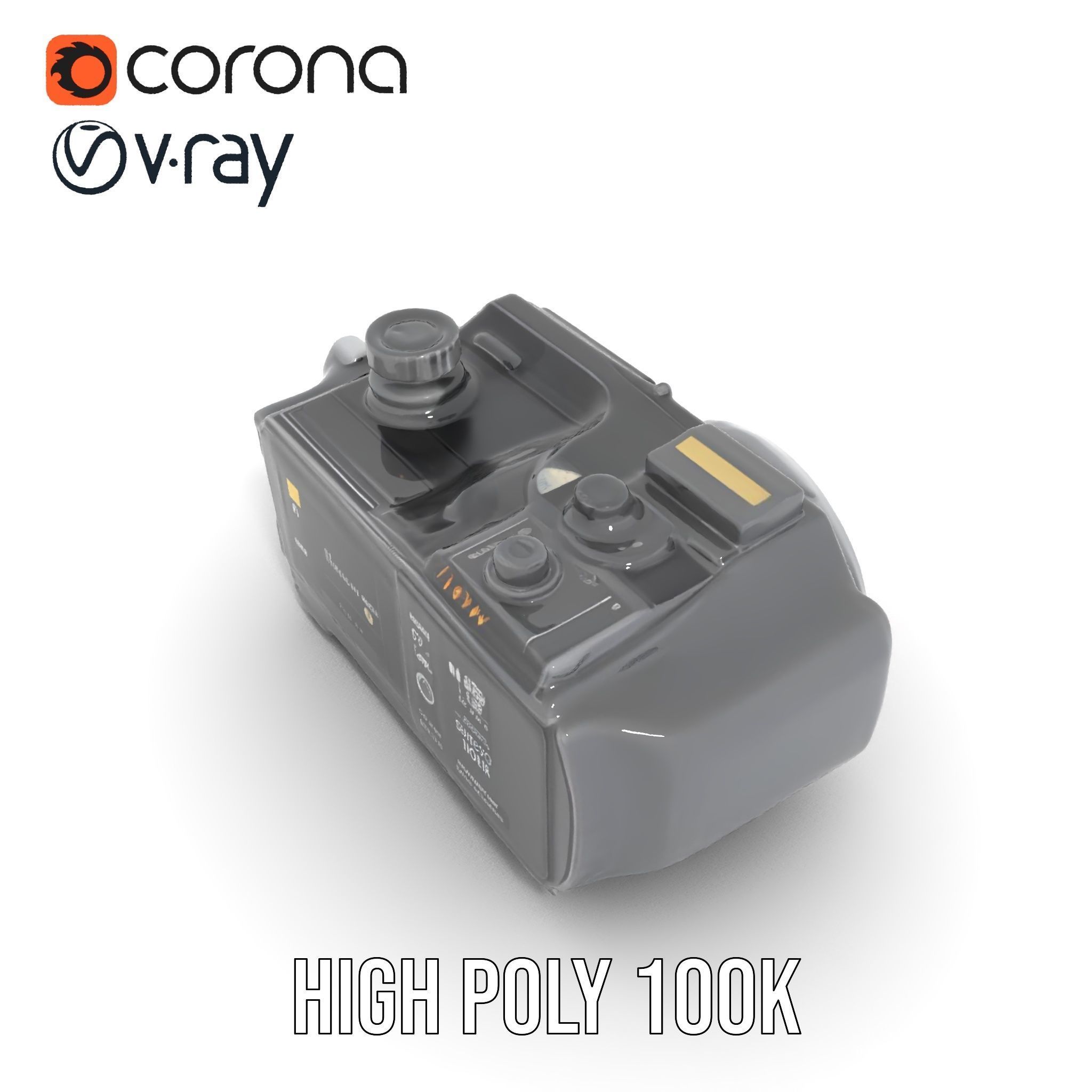 Futuristic Camera Gadget model pack with high detail Low-poly 3D model_24