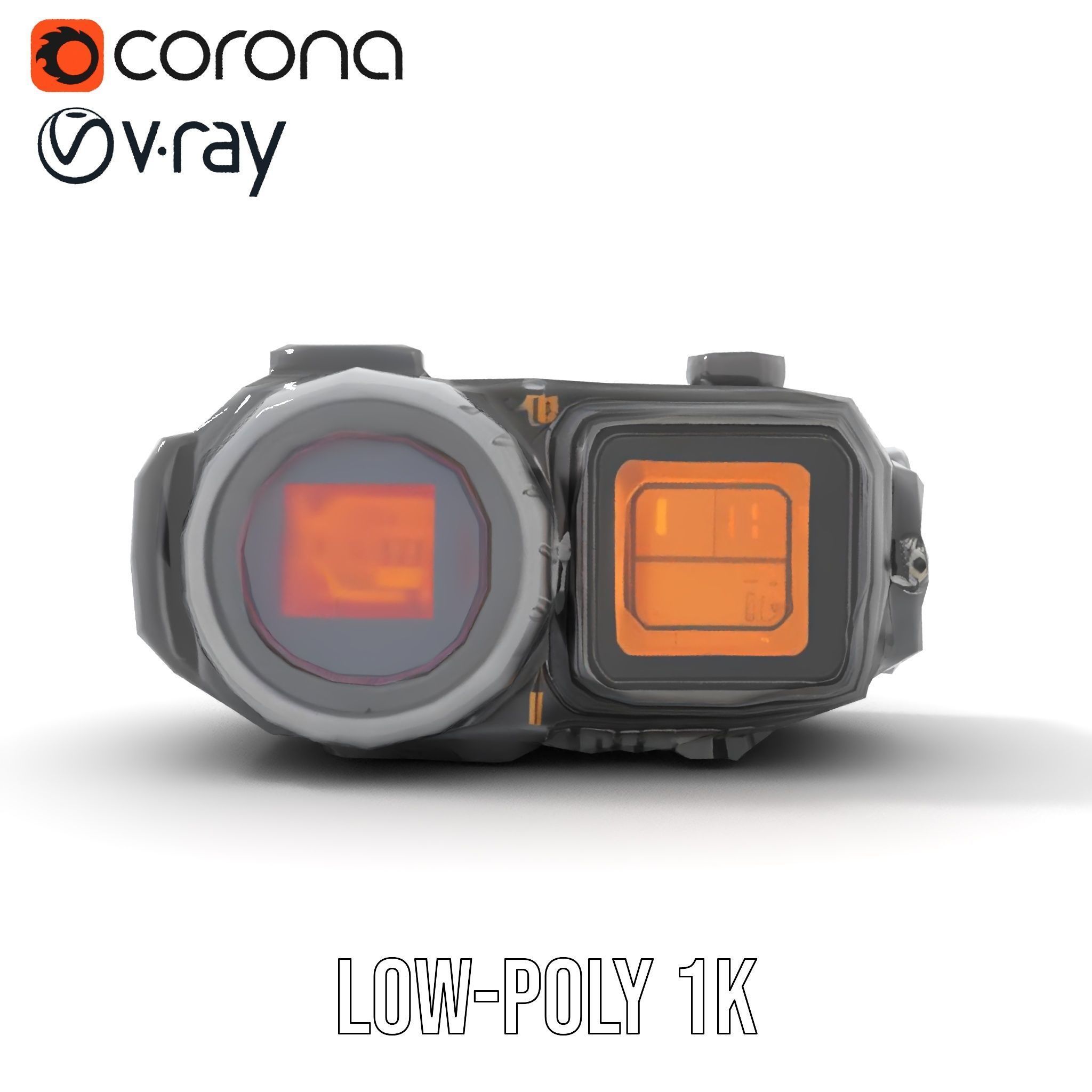 Futuristic Camera Gadget model pack with high detail Low-poly 3D model_23