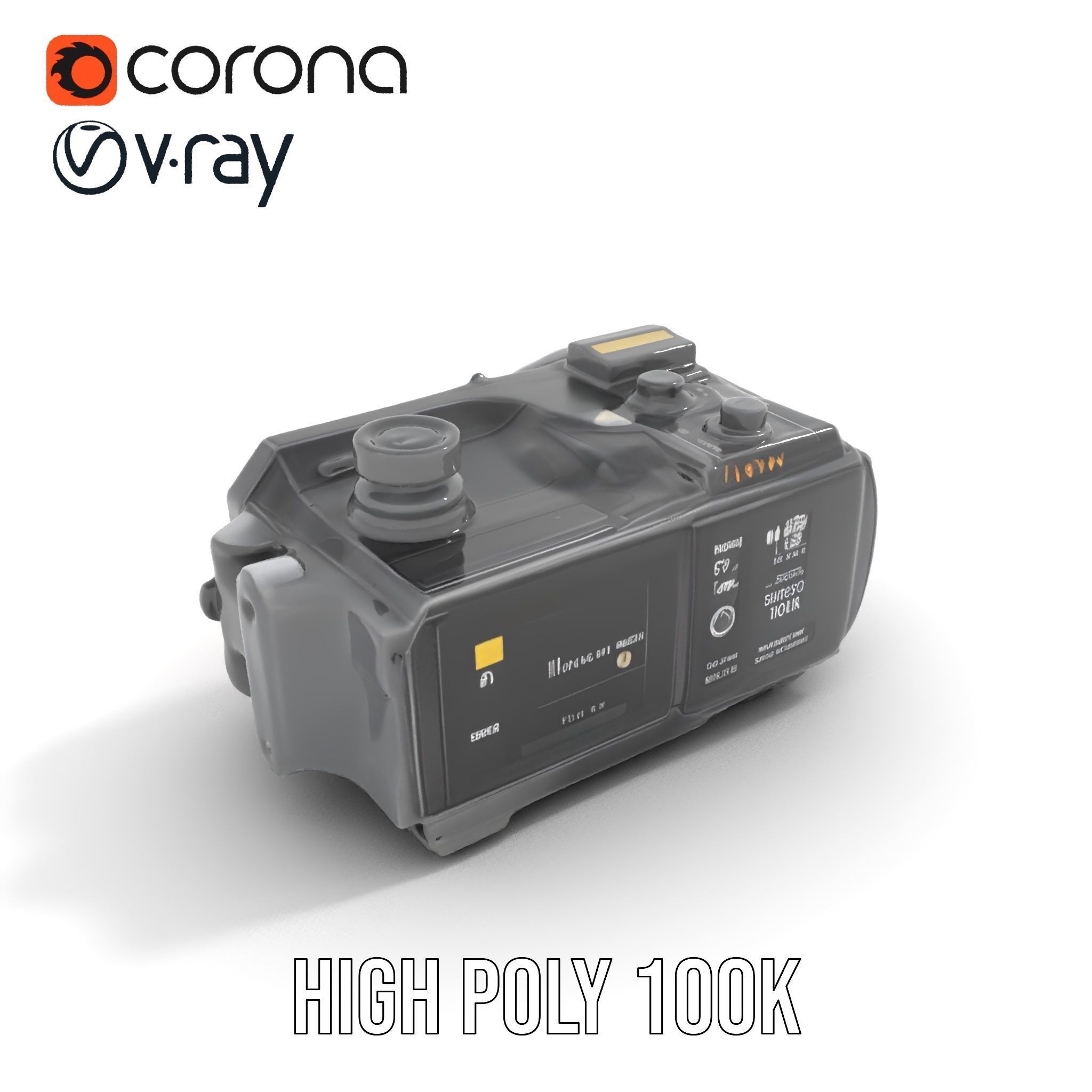 Futuristic Camera Gadget model pack with high detail Low-poly 3D model_21