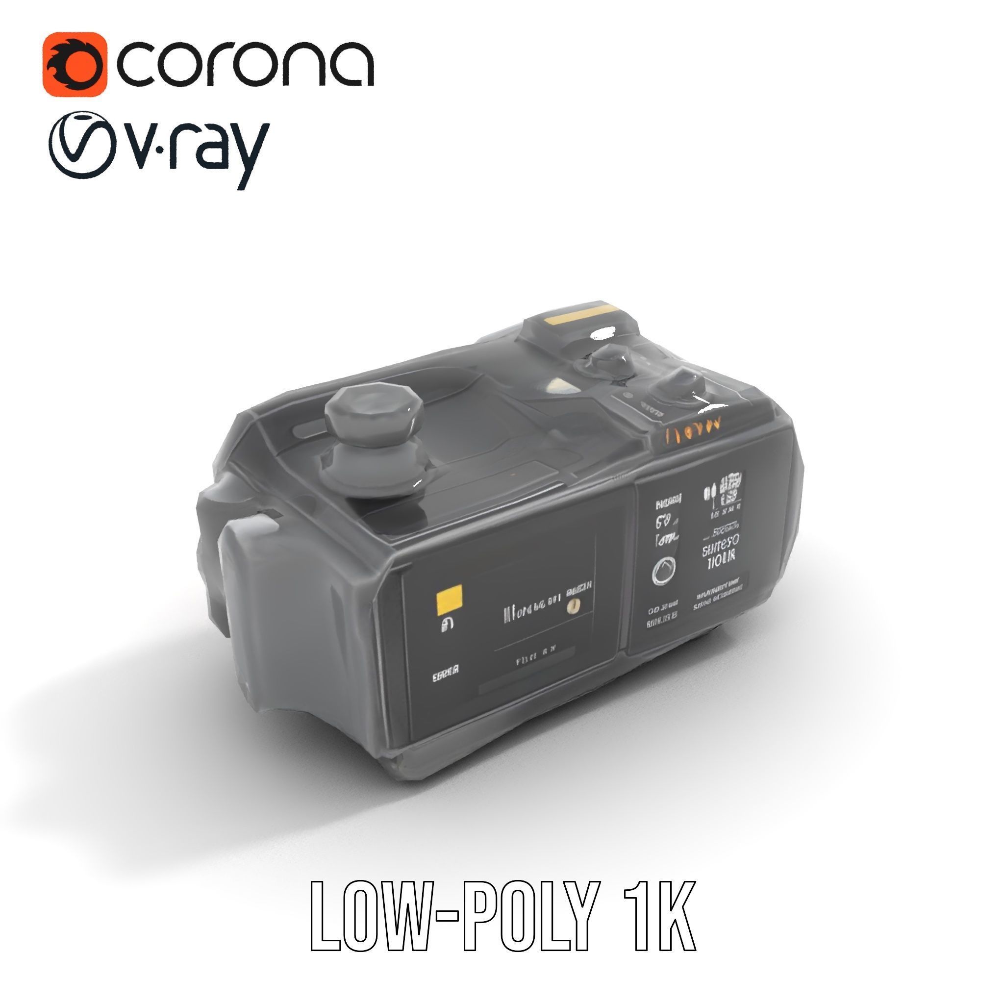 Futuristic Camera Gadget model pack with high detail Low-poly 3D model_8