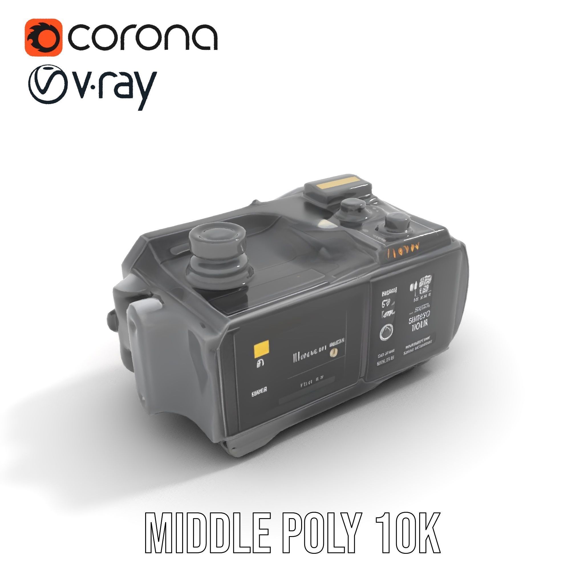 Futuristic Camera Gadget model pack with high detail Low-poly 3D model_12