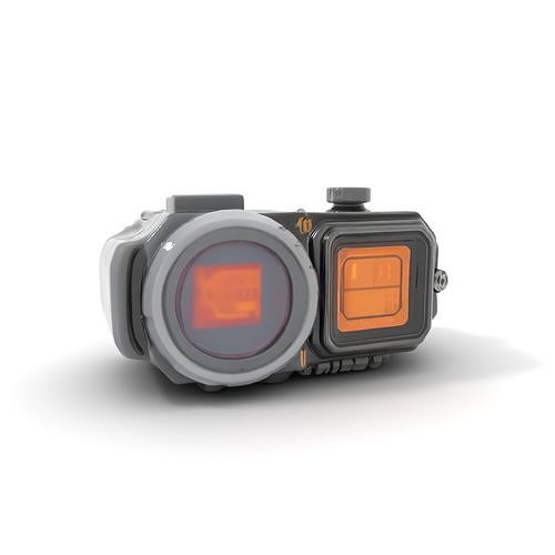 Futuristic Camera Gadget model pack with high detail Low-poly 3D model