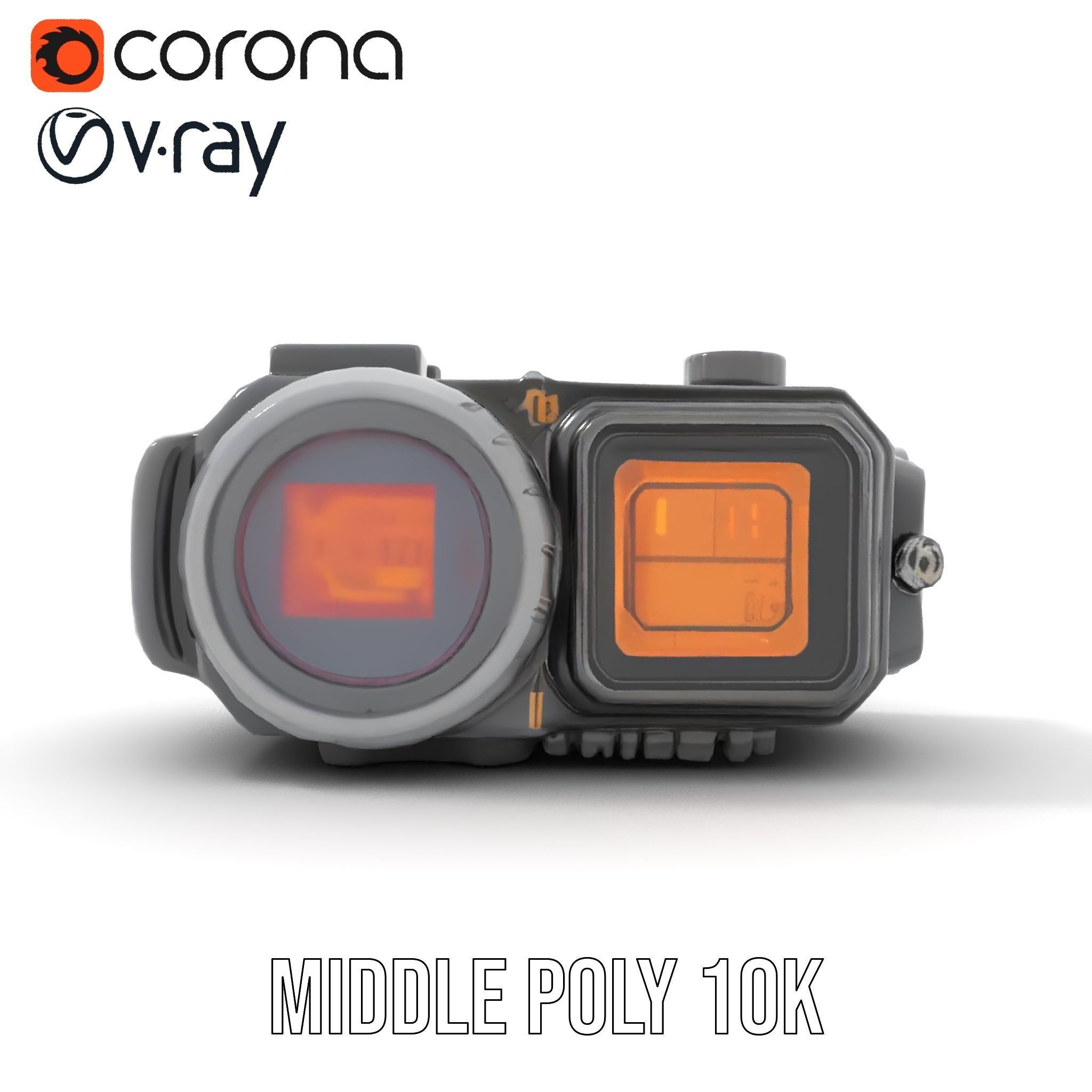 Futuristic Camera Gadget model pack with high detail Low-poly 3D model_22