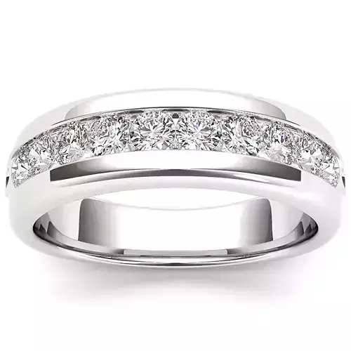 3DM custom men ring round stone diamond ring for him