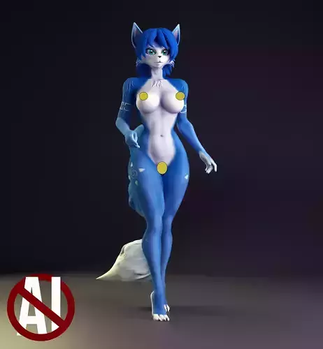 Krystal - Star Fox team 3D print model