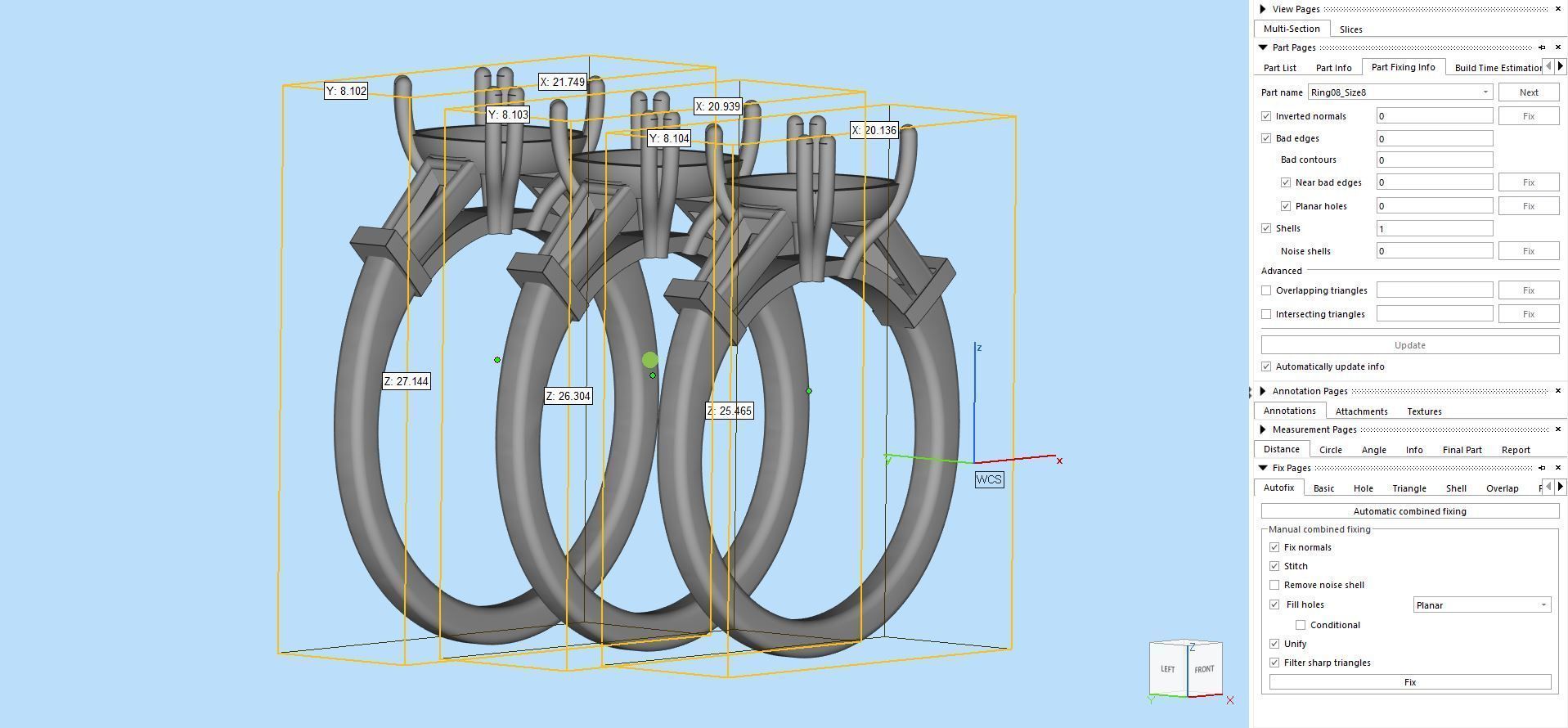 Diamond classic Ring to print 3 Sizes 3D print model_7