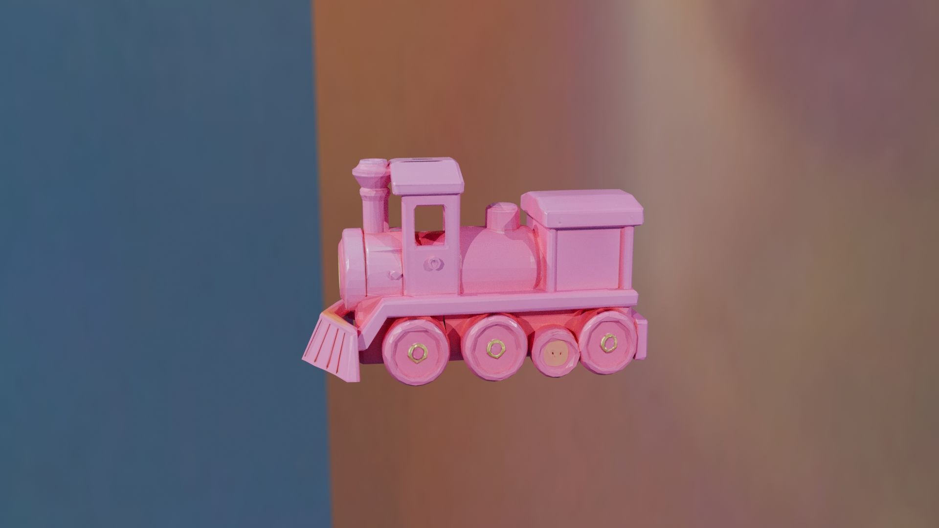 Our Lovely Pink Train 3D print model_14