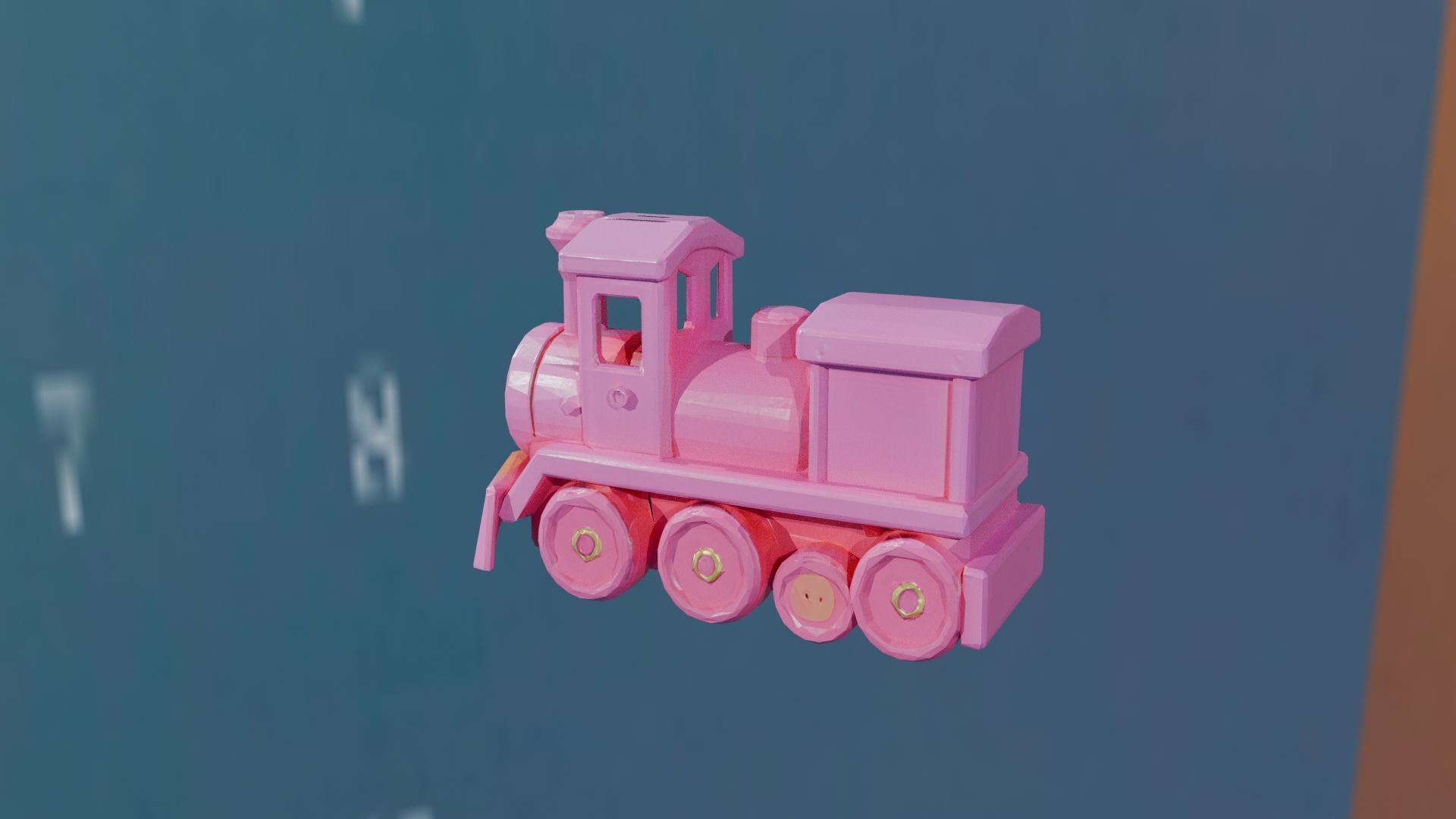 Our Lovely Pink Train 3D print model_5