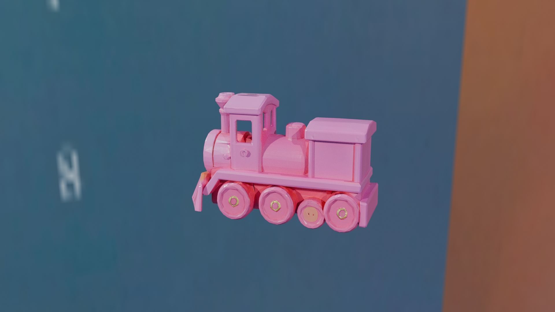 Our Lovely Pink Train 3D print model_2