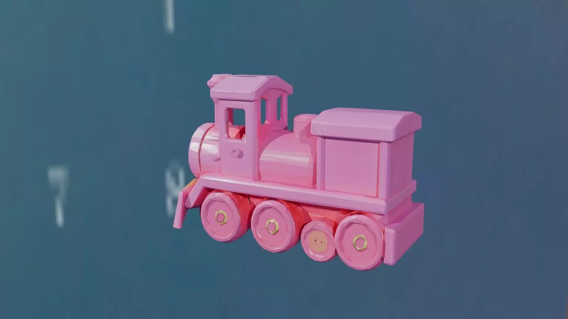 Our Lovely Pink Train 3D print model_0