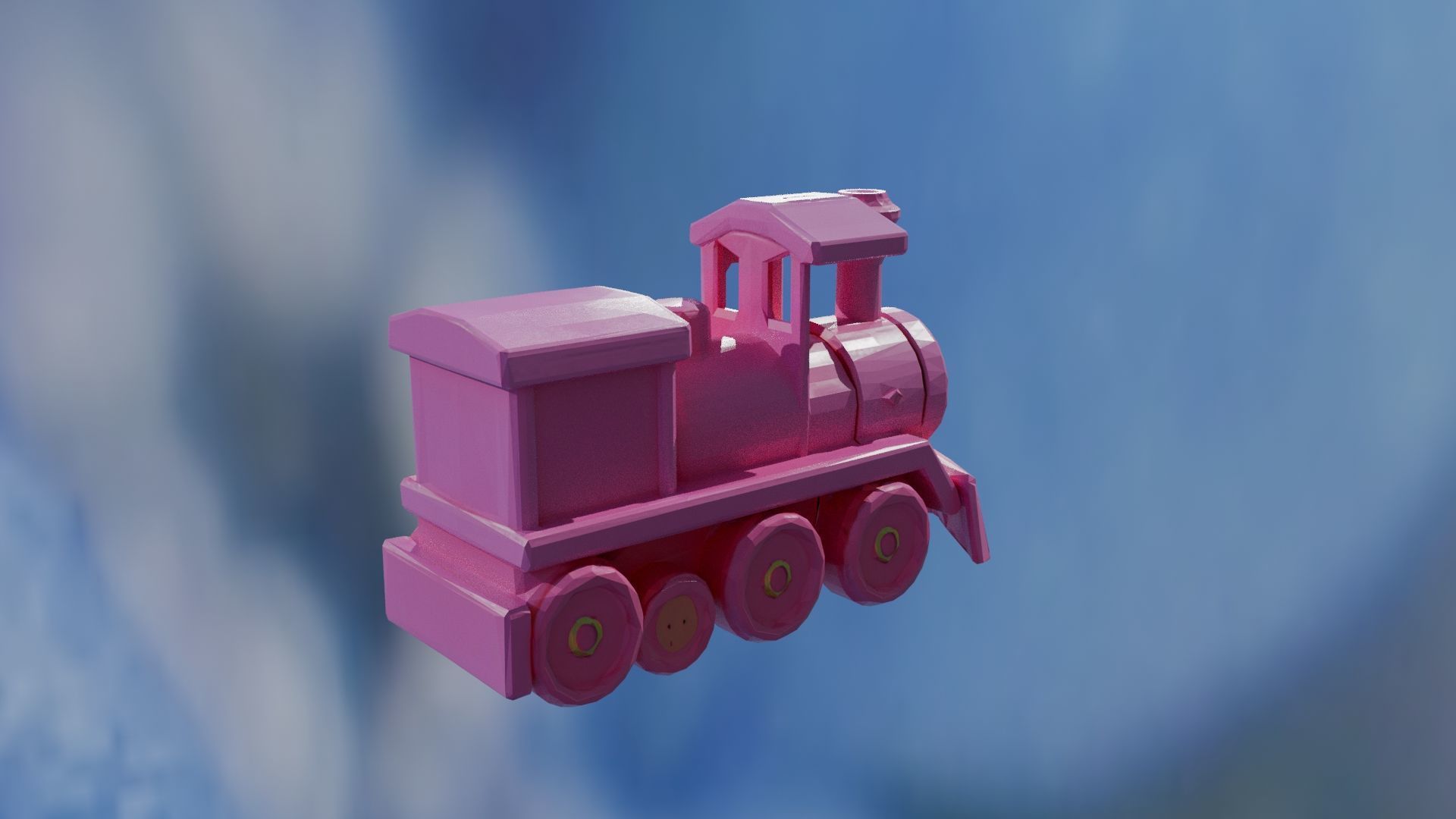 Our Lovely Pink Train 3D print model_3