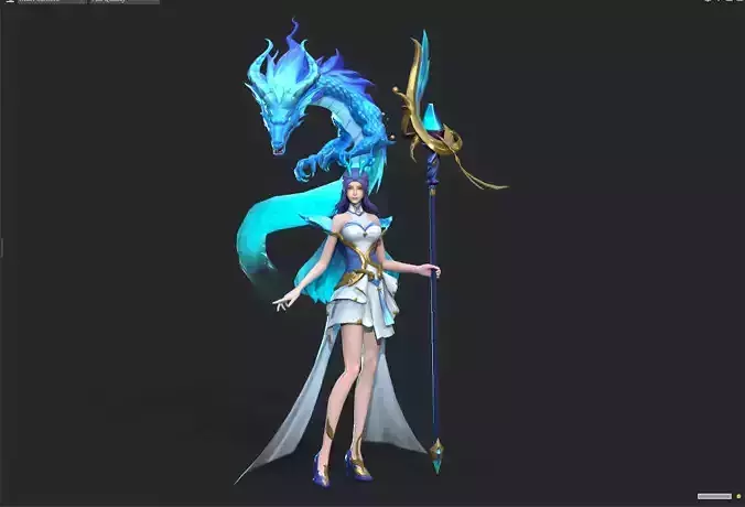 Water dragon sorceress