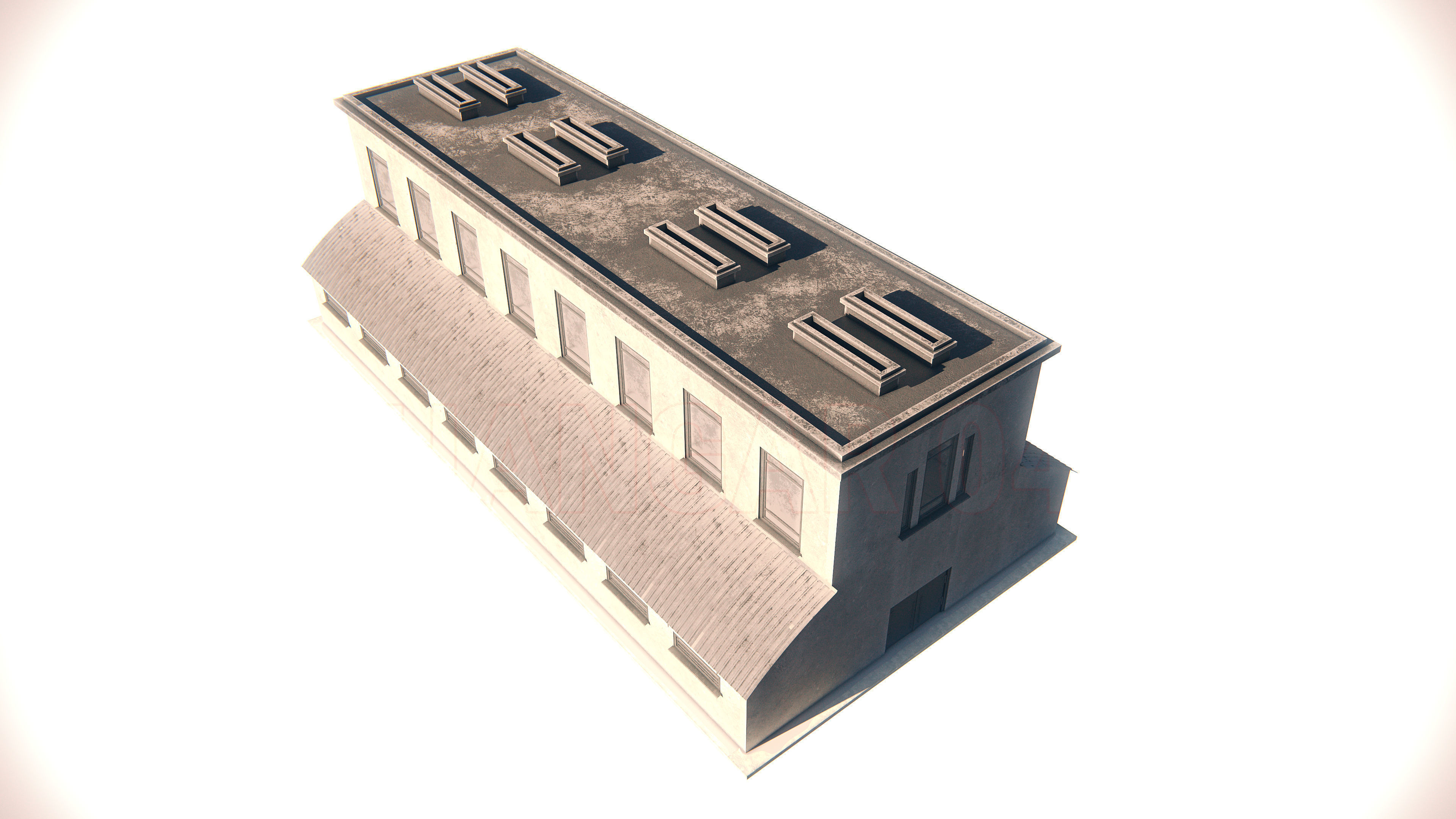 Hangar 04 PBR Low-poly 3D model_12