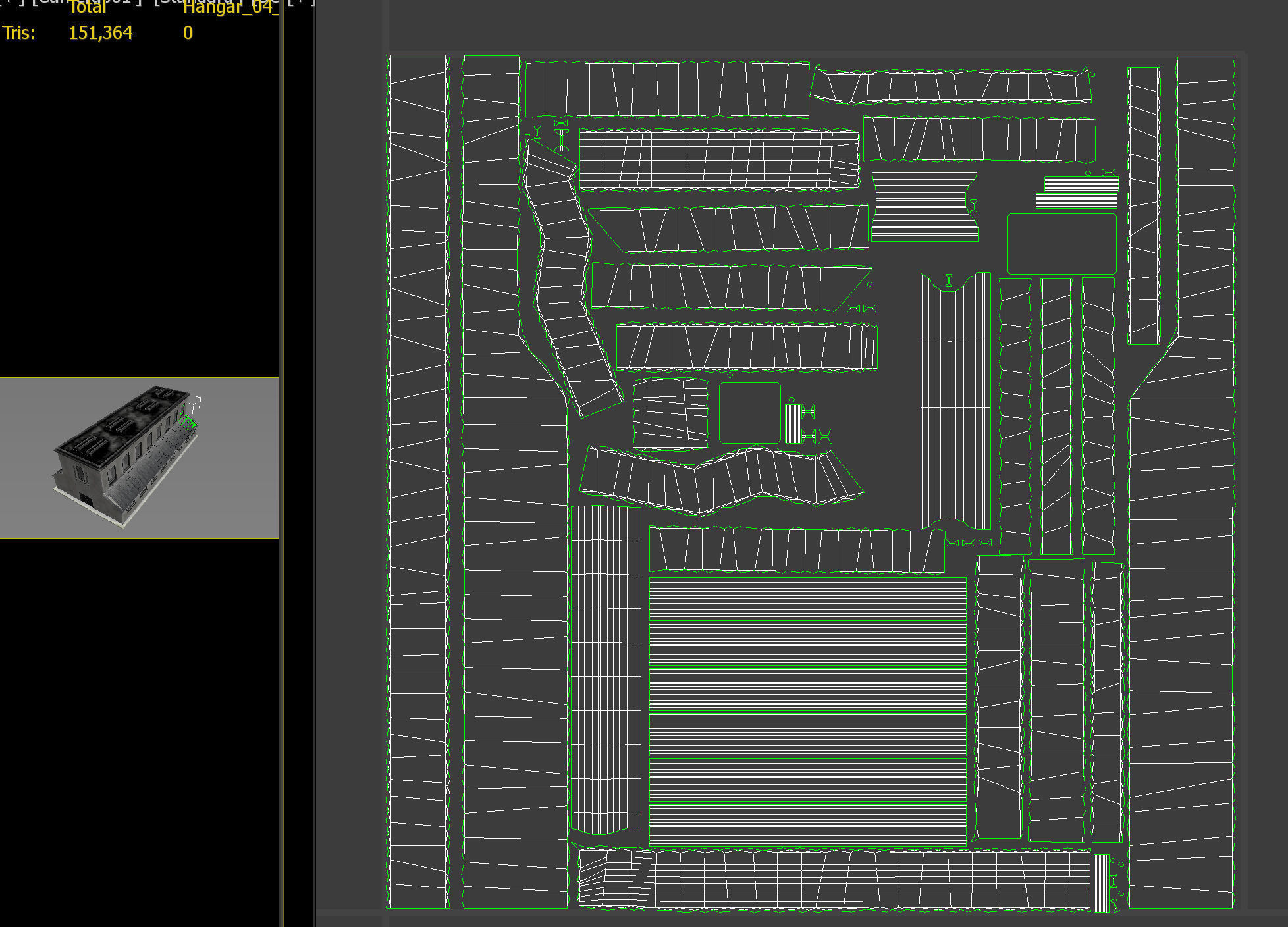 Hangar 04 PBR Low-poly 3D model_17