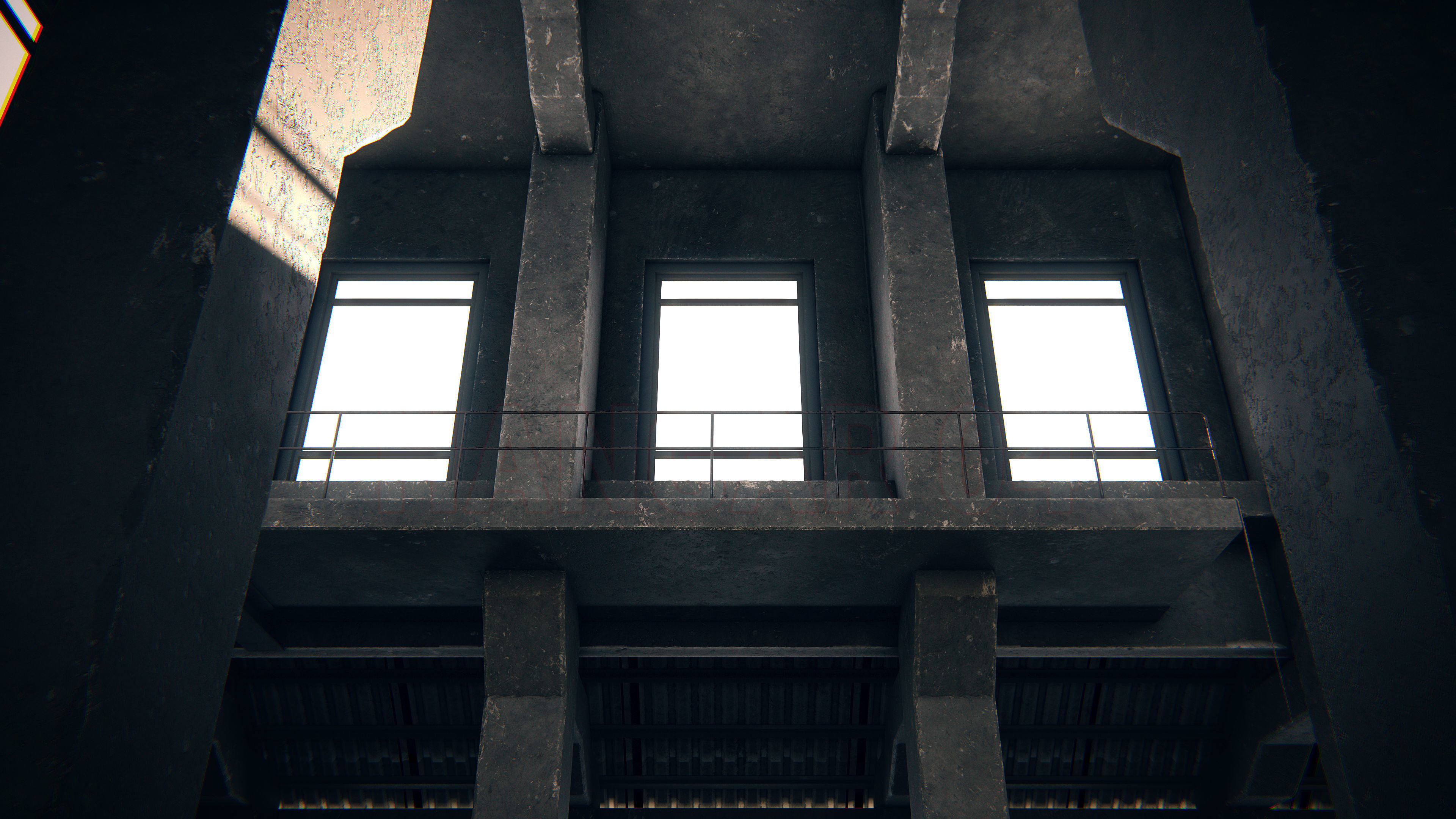 Hangar 04 PBR Low-poly 3D model_8