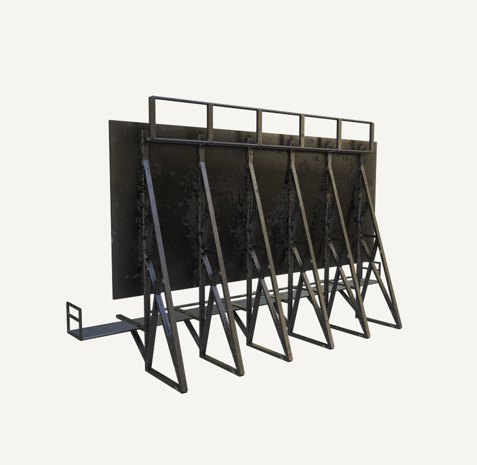 Billboard Low-poly 3D model_1