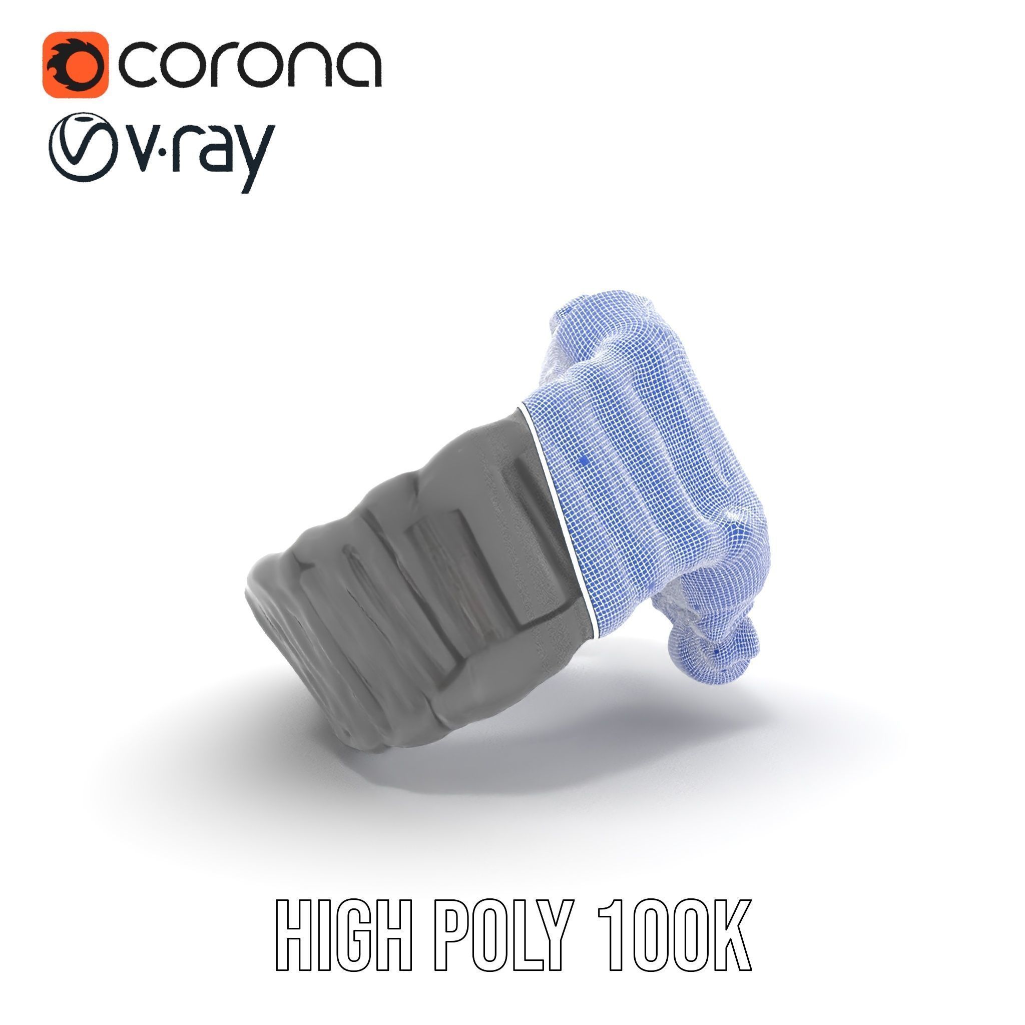 Futuristic Digital Watch Model Pack Low-poly 3D model_35