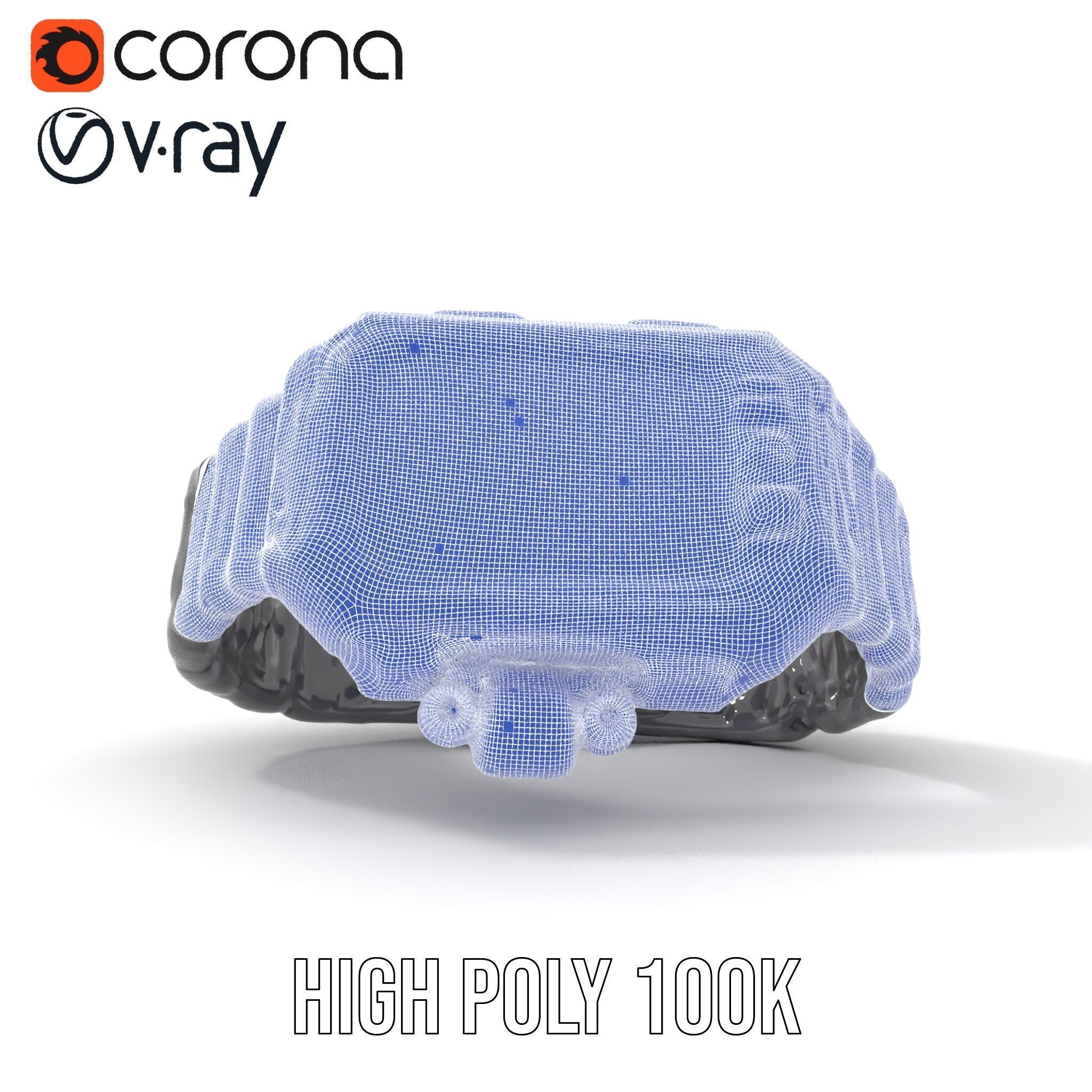 Futuristic Digital Watch Model Pack Low-poly 3D model_27