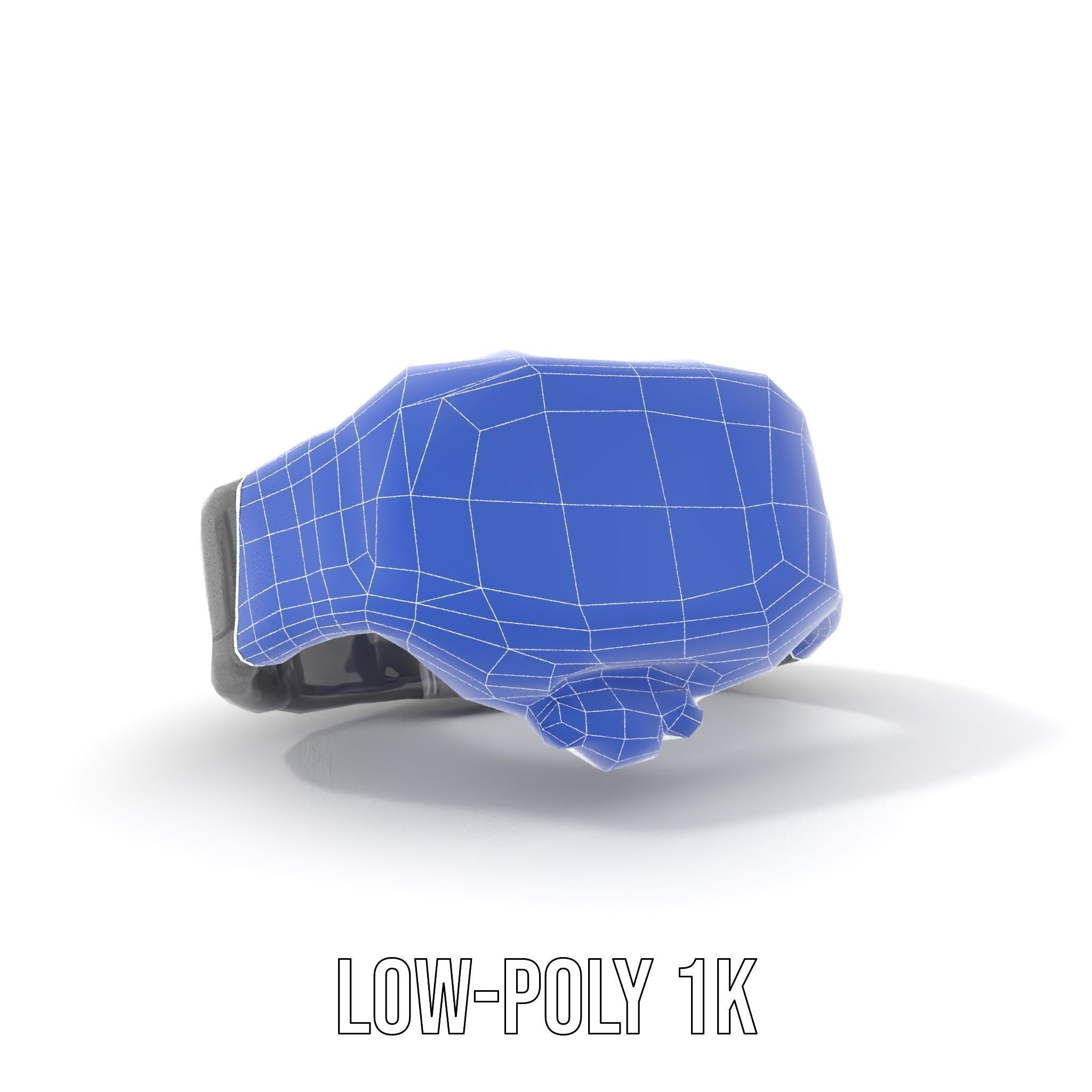 Futuristic Digital Watch Model Pack Low-poly 3D model_15