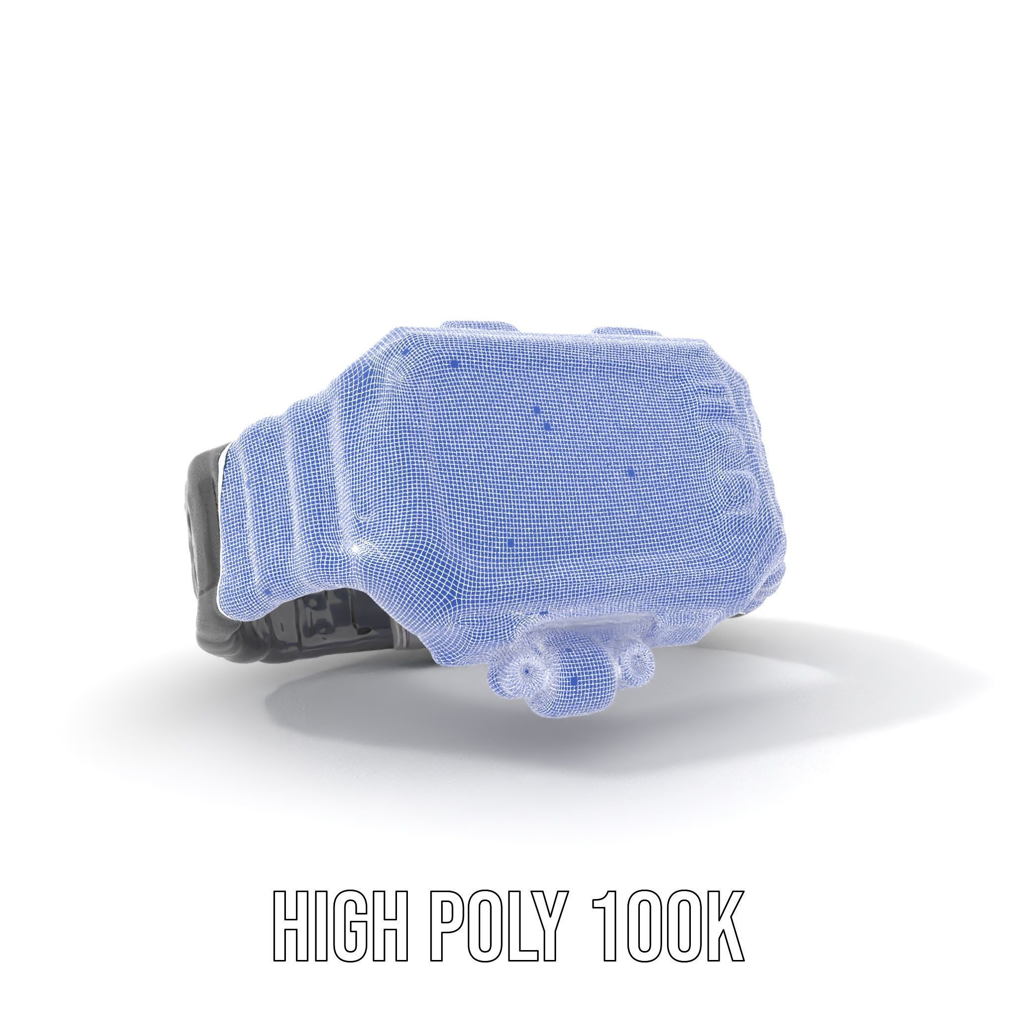 Futuristic Digital Watch Model Pack Low-poly 3D model_5