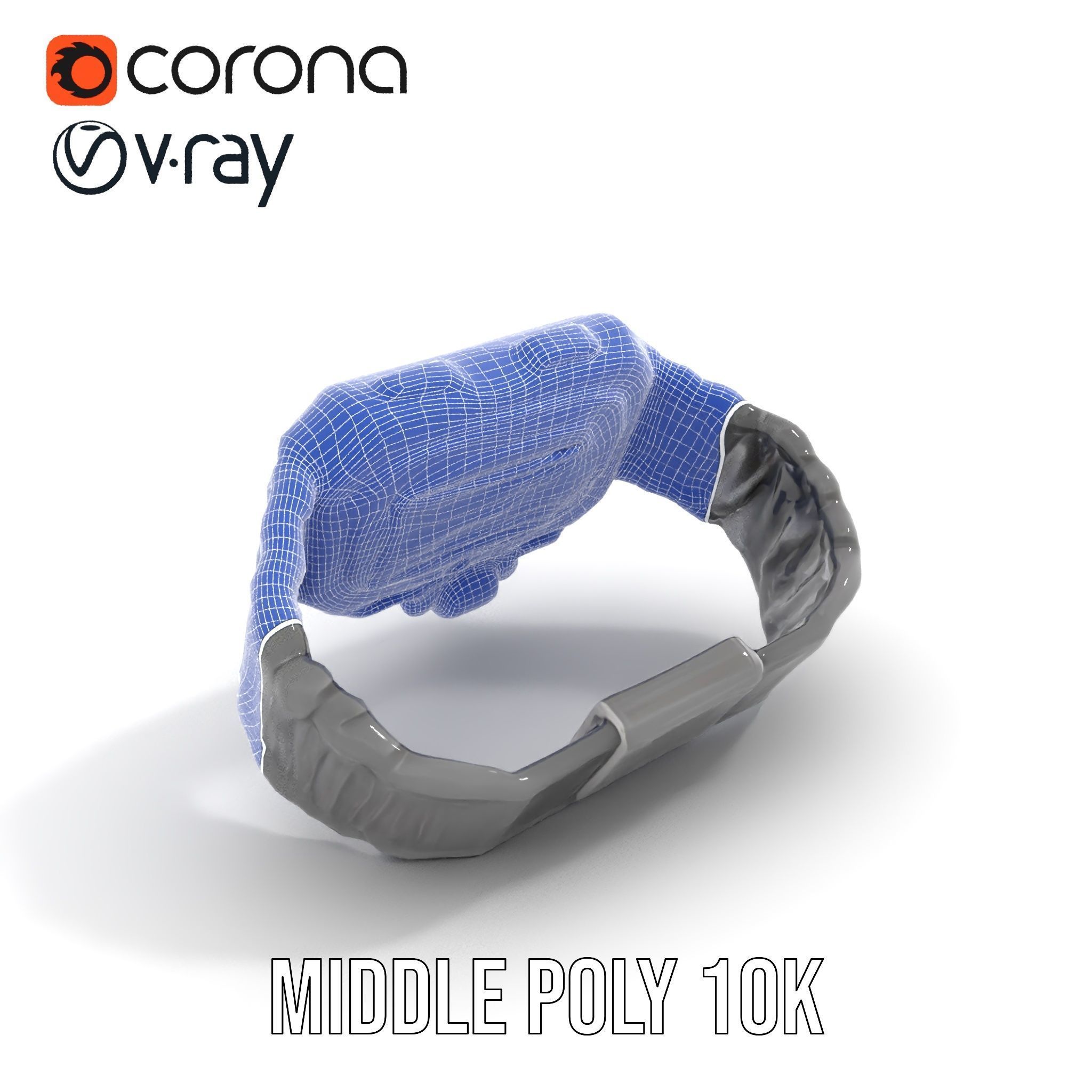 Futuristic Digital Watch Model Pack Low-poly 3D model_28