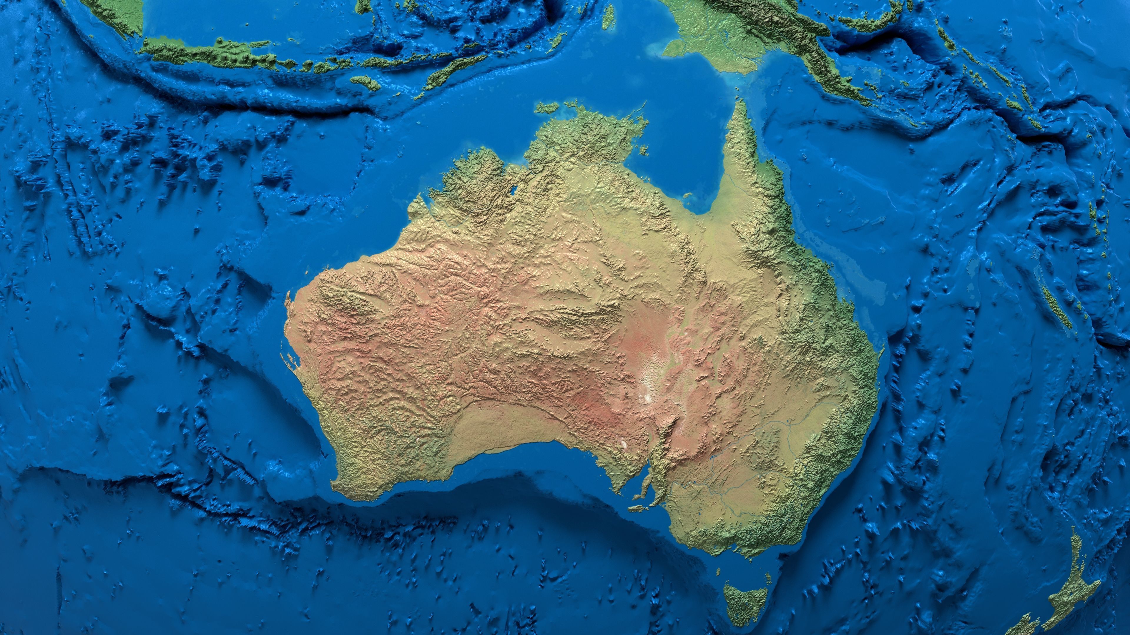 Earth No Cloud Globe Low-poly 3D model_12