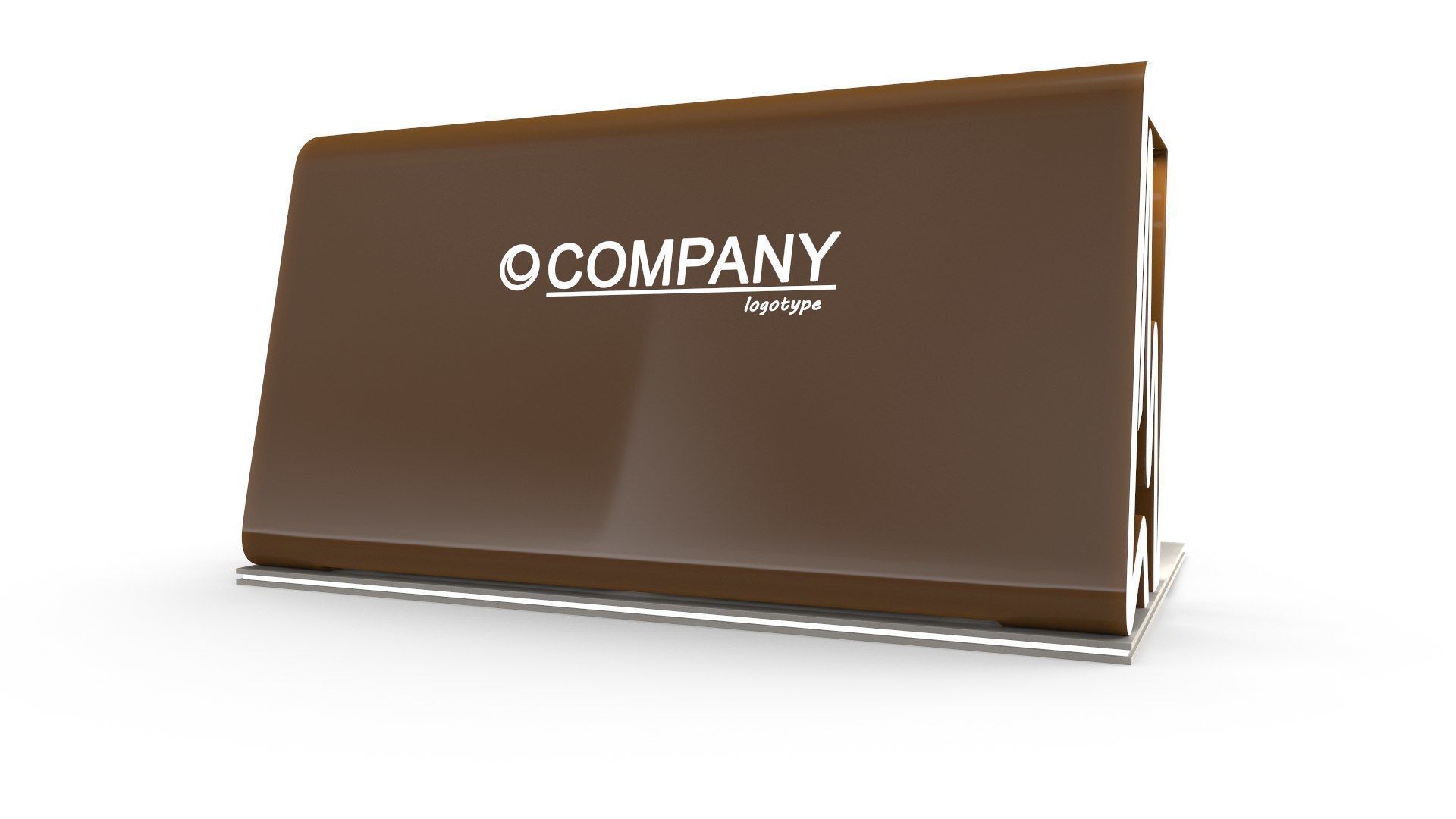 Exhibition Stand 6 Low-poly 3D model_2