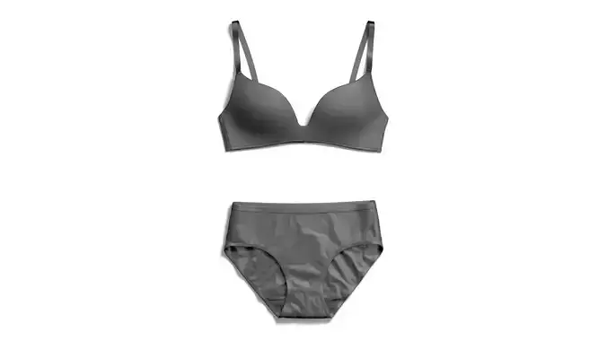 Womens Lingerie Black Set With Slip - bikini with brassiere
