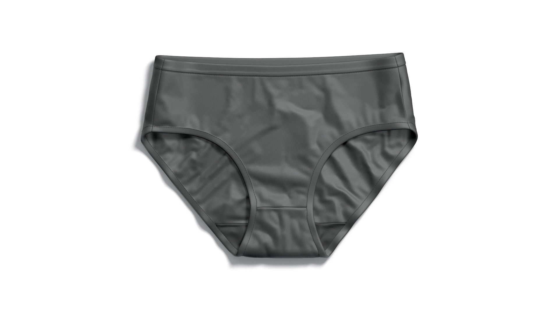 Womens Lingerie Black Set With Slip - bikini with brassiere 3D model_3