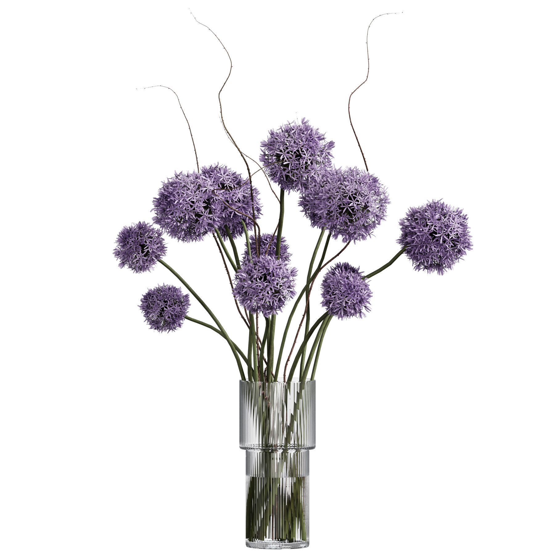 Flower In Vase 84 3D model_2