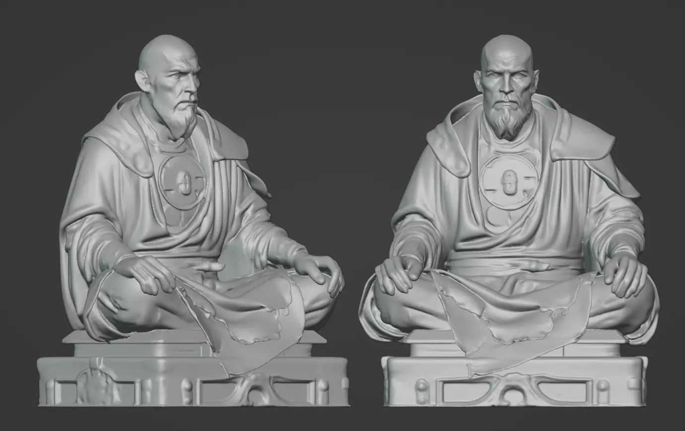 Chronomancer Mystic Bust 3D print model