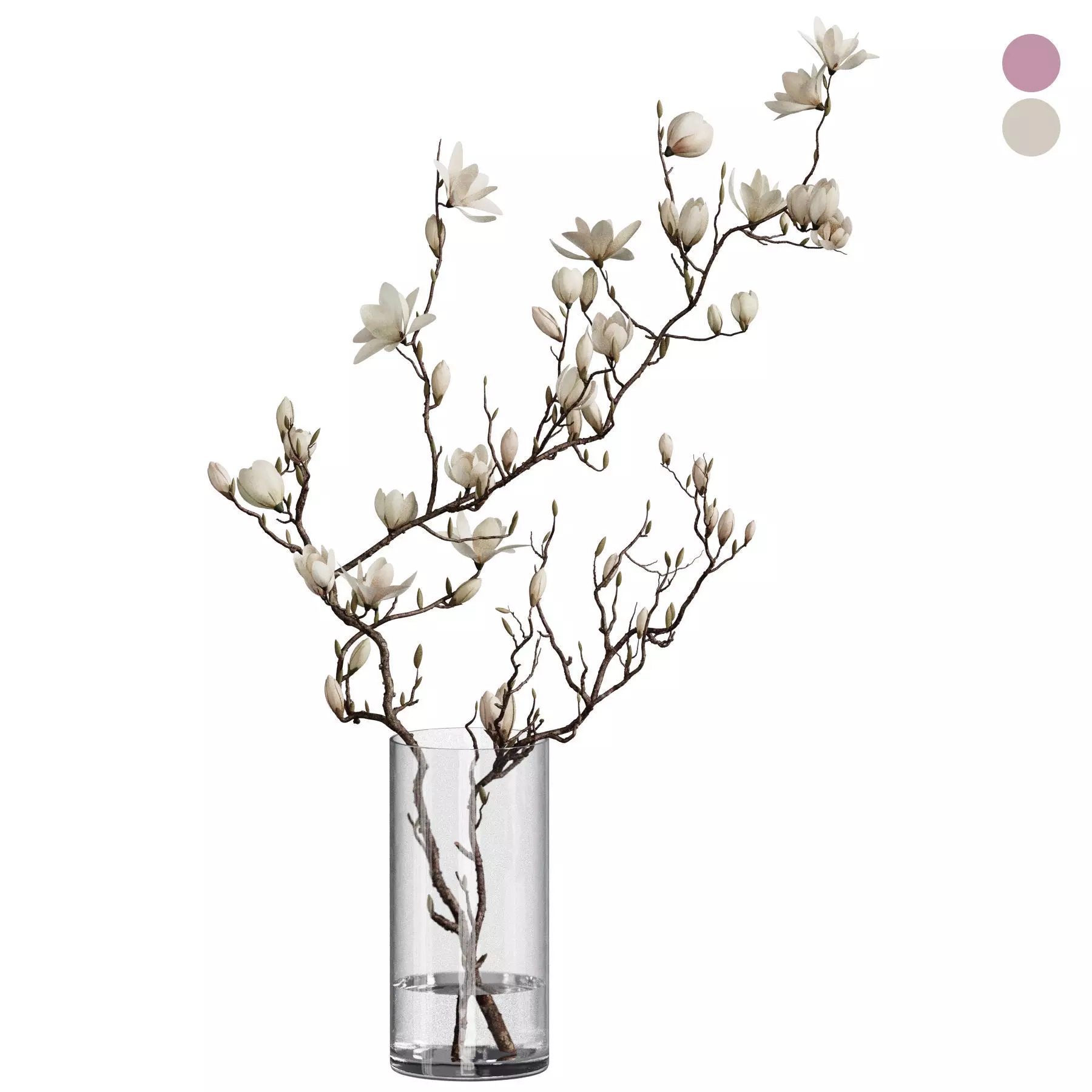 Flower In Vase 85 3D model_0