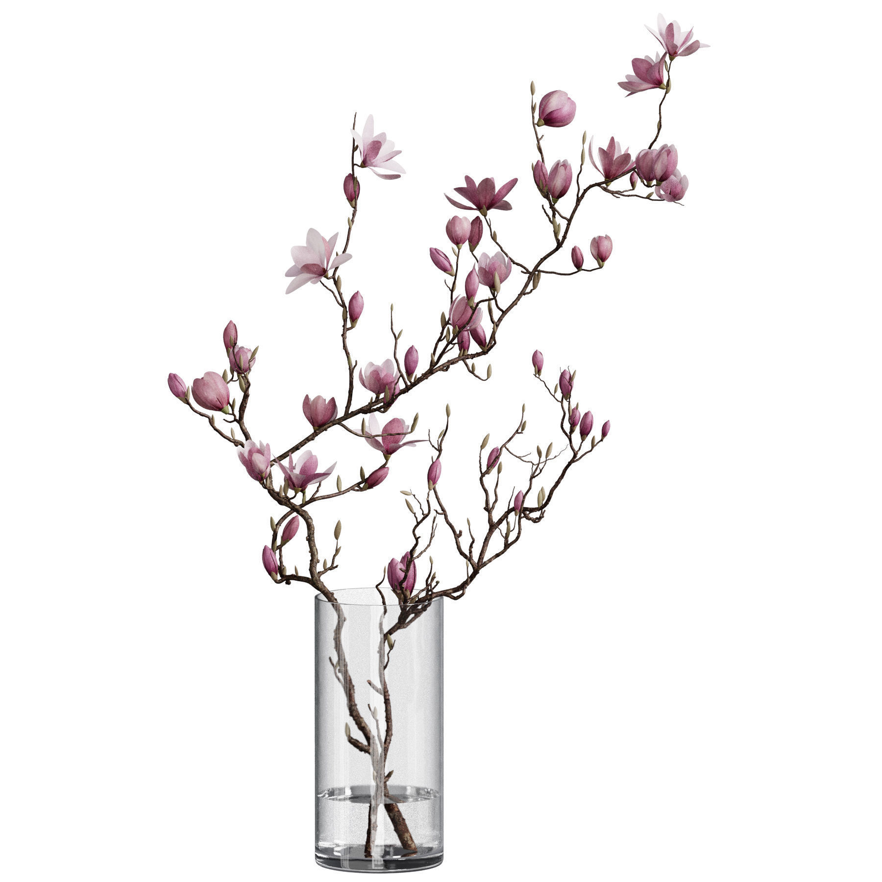 Flower In Vase 85 3D model_1