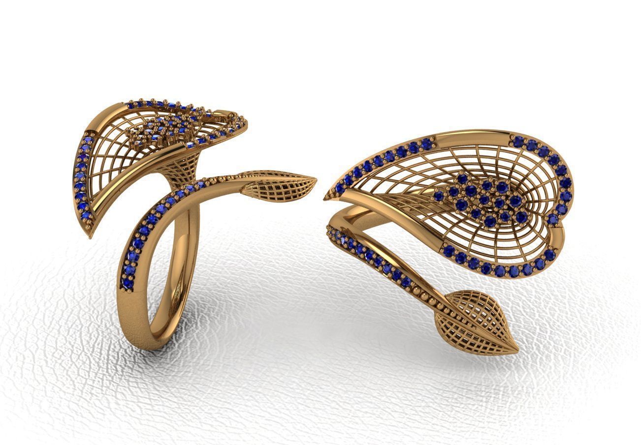  Gold Ring Design  3D print model_18