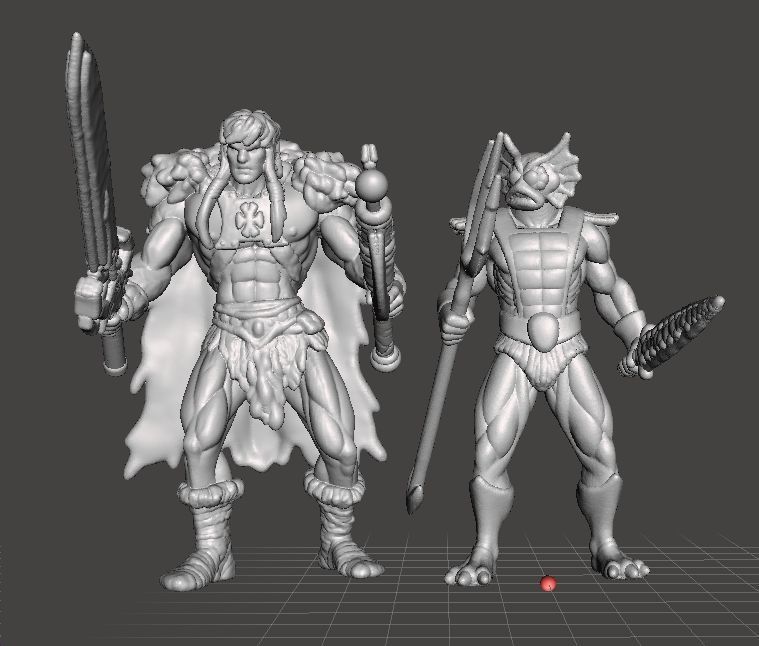 MERMAN CLASSIC MINIATURE MODEL FIGURE FOR FANTASY GAMES RPG DND 3D print model_1