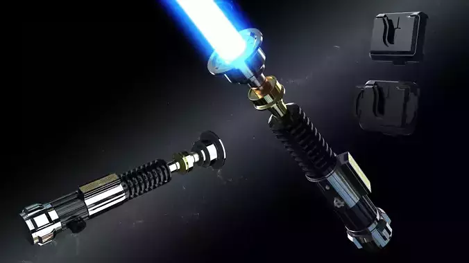 Obi-Wan Kenobi lightsaber functional