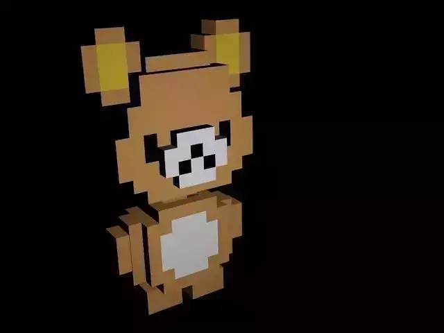 Bear1 pixel bear