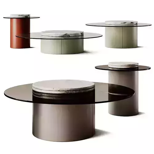 Turri Roma Glass Coffee Tables
