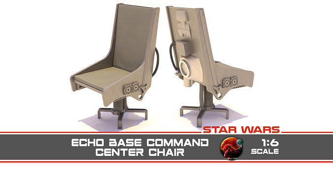 Echo Base Command Center Chair 1-6 Scale Hottoys 3D print model