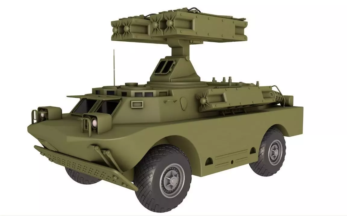 9K31 Strela-1 3D model