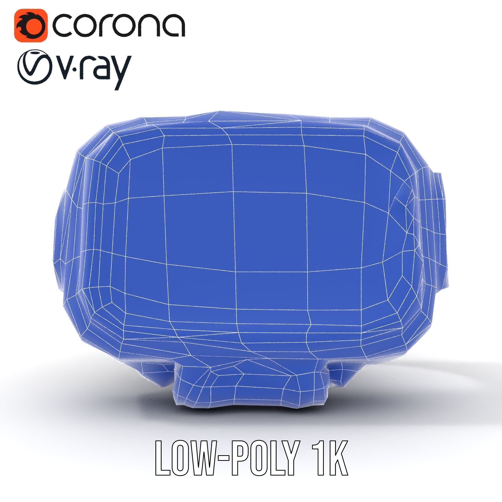 Futuristic Smartwatch Model Pack with Digital Display Low-poly 3D model_29