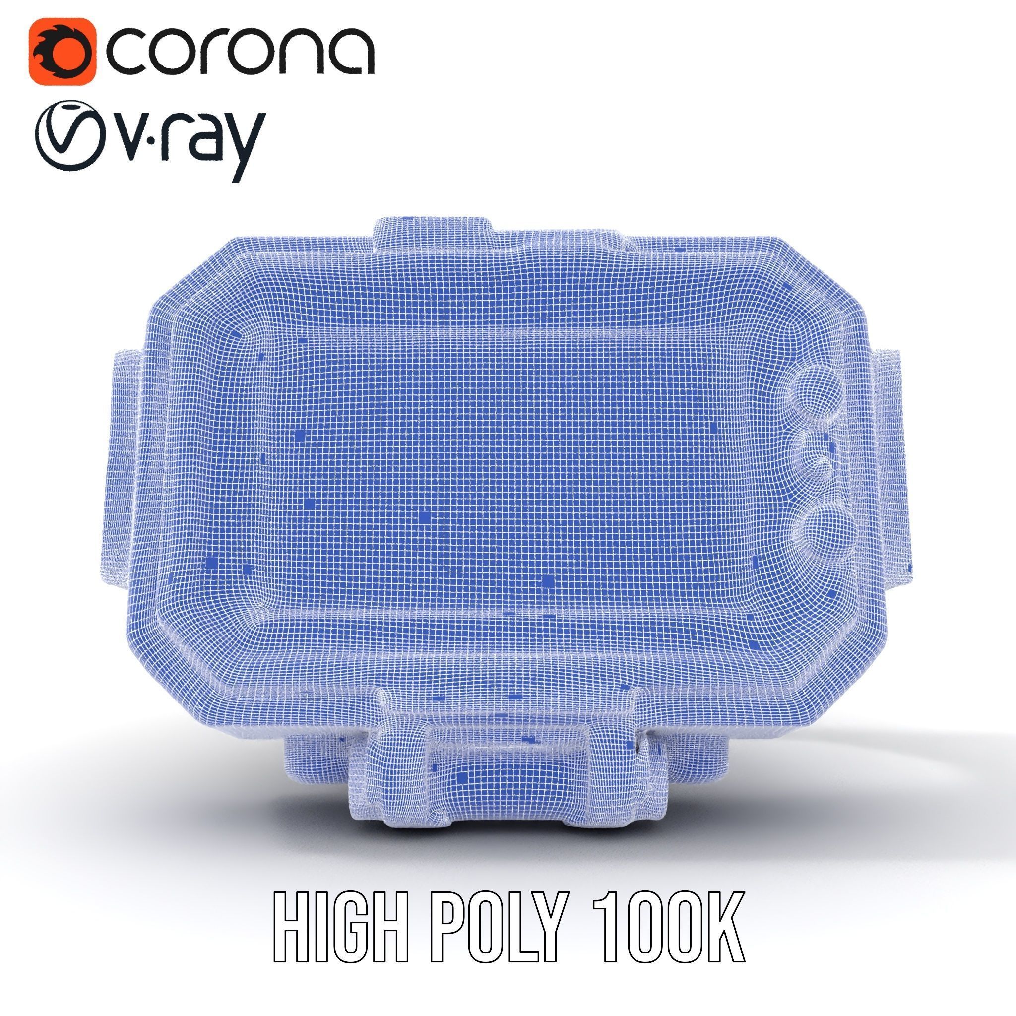 Futuristic Smartwatch Model Pack with Digital Display Low-poly 3D model_35