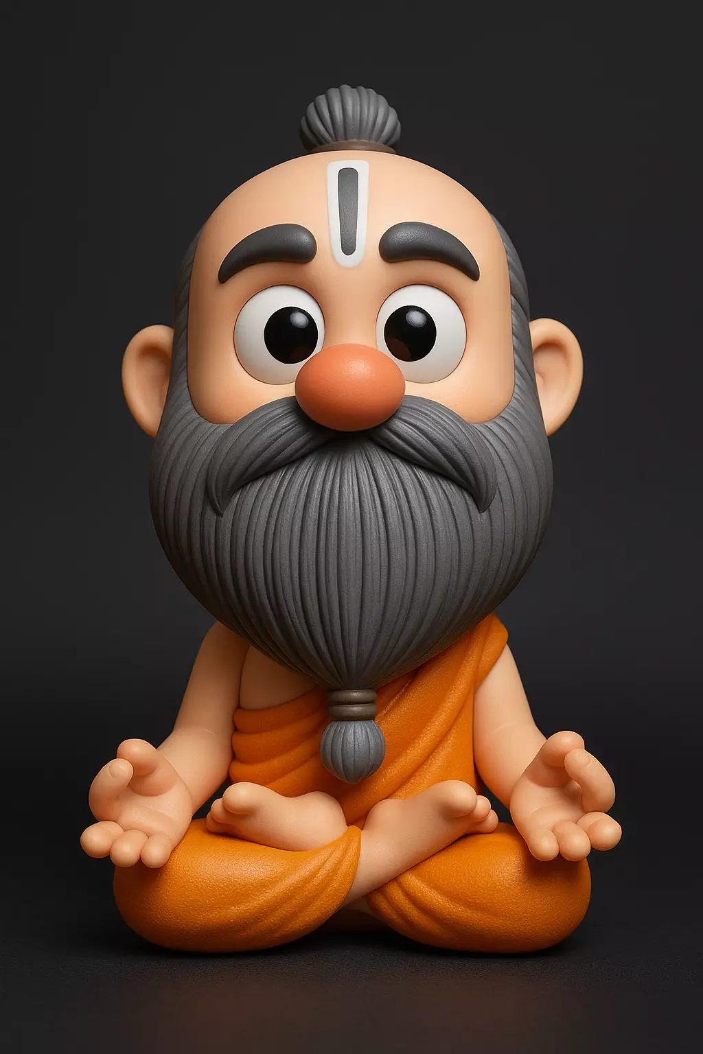 Meditating Monk 3D print model