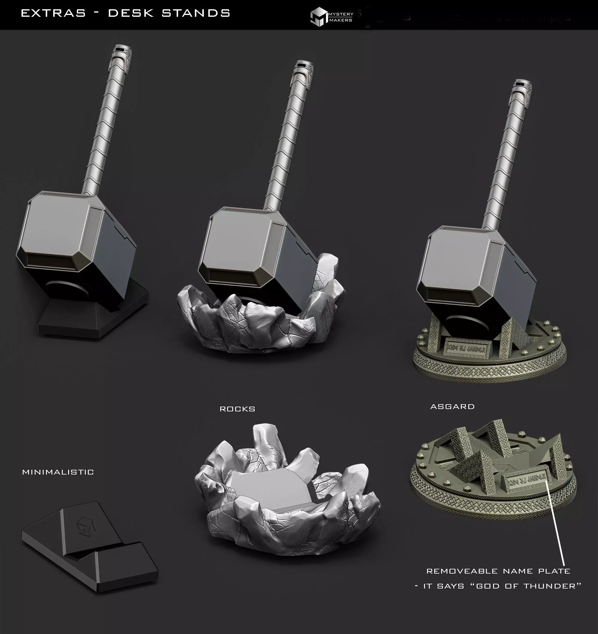 Mjolnir from Thor and Love and Thunder 3D print model_6